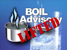 Boil Water Advisory HAS BEEN LIFTED