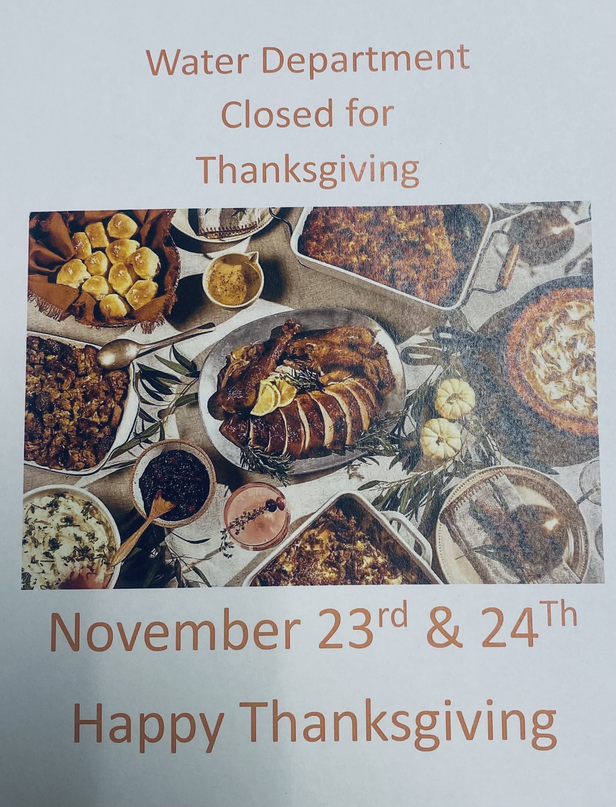 Office will be closed 